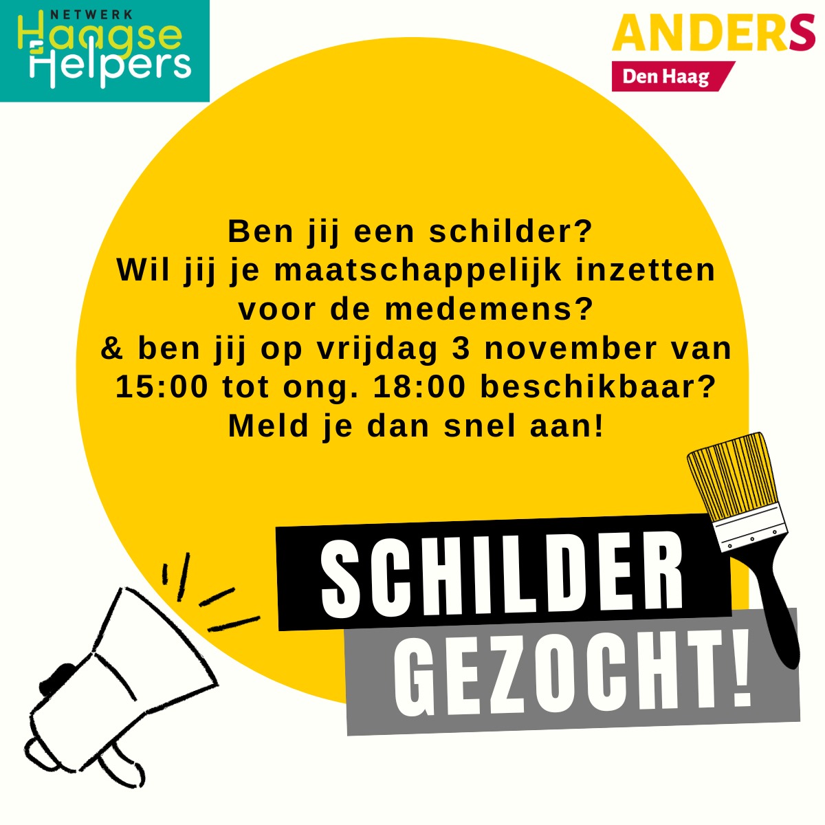 Haagse Helpers en Stichting ANDERS Den Haag